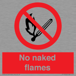 No naked flames